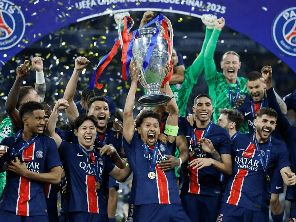 拜仁慕尼黑豪取欧冠胜利，巴黎圣日耳曼惨败收场的简单介绍